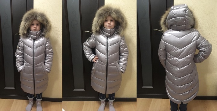 зимнего пальто для девочки ЗС-826 фото