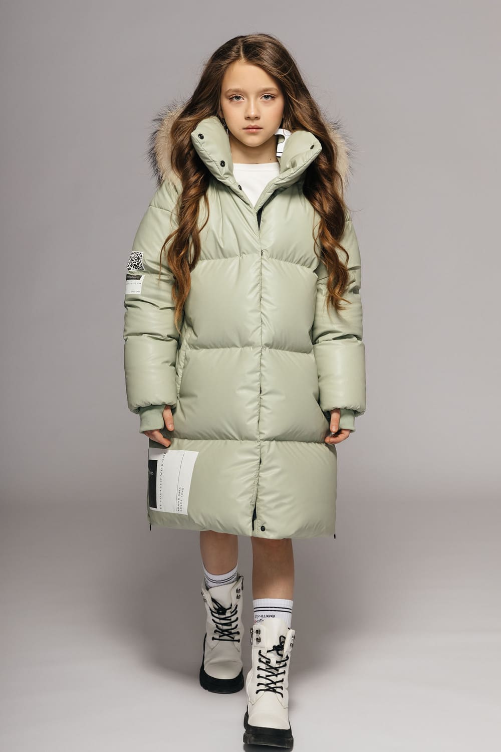 Пальто для девочки З-961